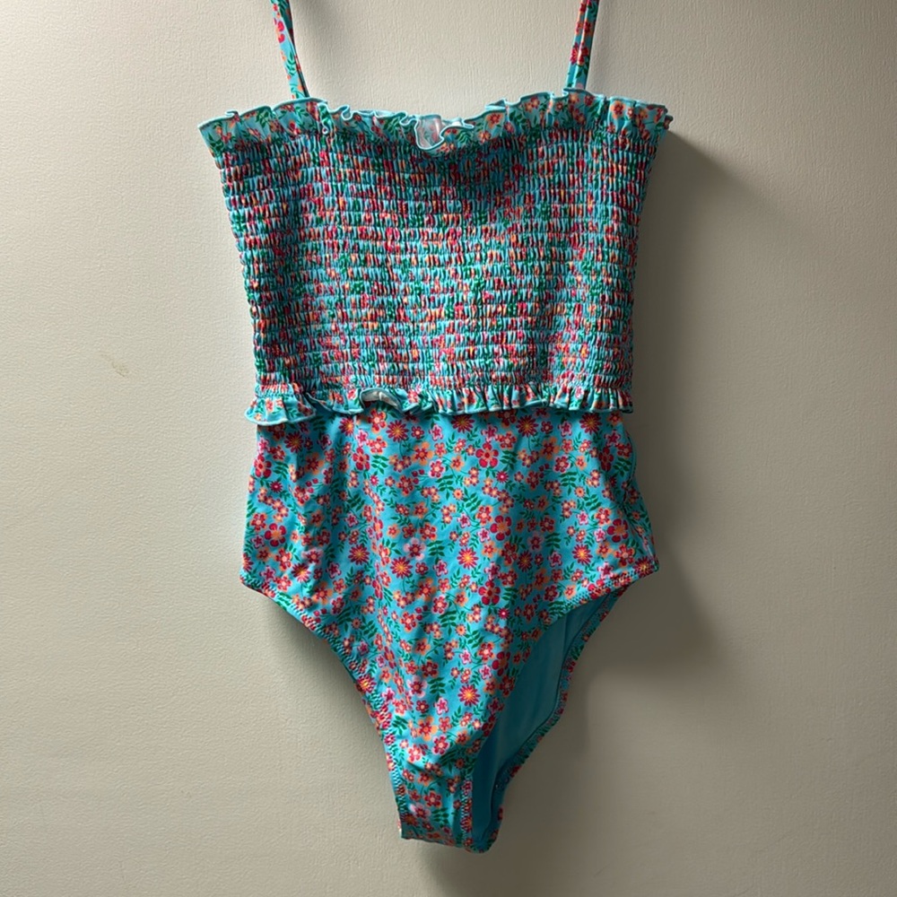 Floral One-Piece Swimsuit!